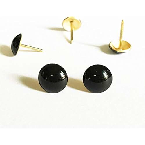 black upholstery tacks