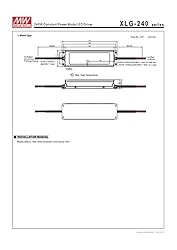 Meanwell XLG-240-H-A 60V 4900mA 240W Constant Power