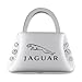 Jaguar Purse Shape Keychain W/6 Swarovski Crystals