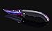 CIMA csgo Flip Knife Skins, Folding Pocket Knife,G100 Handle, 440c Blade (Stars)