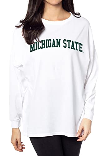 Chicka-D Women's Warm Up Crew Sweatshirt - Officially Licensed NCAA, Brushed Fleece - View #10