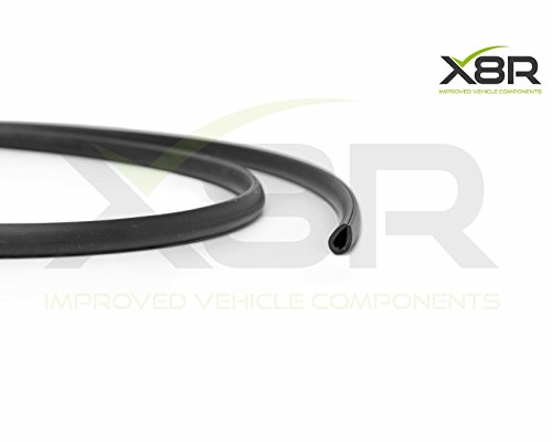 Medium Black Rubber U Channel Edging Edge Protect Protection Trim Seal Flexible Part: X8R0110