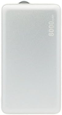 8000 mAh Silver Color USB Power Bank Portable External Battery Charger For BLU Vivo XL
