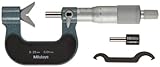 Mitutoyo 114-137 V-Anvil Micrometer for 5 Flutes