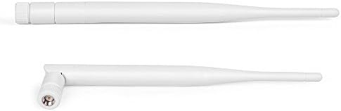 GSM 3G 3dBi 850MHz White Right Angle Indoor Whip Antenna with SMA male for Cell Phone Signal Repeater