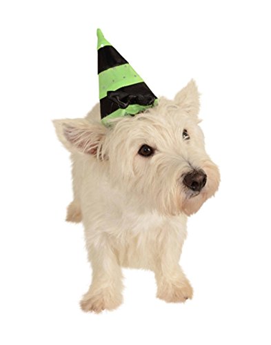 Green Black Witch Warlock Hat For Pet Dog