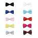 Elife Set of 10 pcs High Quality Solid Color Adjustable Boys Kids Bow Tie Collection (10 different colors)