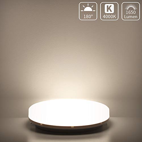 Airand Badezimmer Lampe 18W LED Deckenleuchte LED Deckenlampe IP44 Wasserdicht Badlampe Küchenlampe Ø24CM Led… – Bild 4