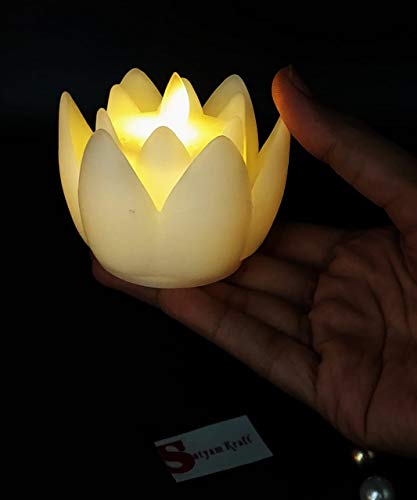 SATYAM KRAFT 2 Pcs Sensor Water Floating Diyas Smokeless Flameless Candles Lotus Flowers Led Tea Light Candle for Pool,Pond,Christmas,Wedding,Glass Water Bowl Decoration,Home Decor Items Valentine 4 SATYAM KRAFT 2 Pcs Sensor Water Floating Diyas Smokeless Flameless Candles Lotus Flowers Led Tea Light Candle for Pool,Pond,Christmas,Wedding,Glass Water Bowl Decoration,Home Decor Items Valentine - Image 4