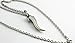 Stainless Steel Italian Horn Pendant. Necklace is Included