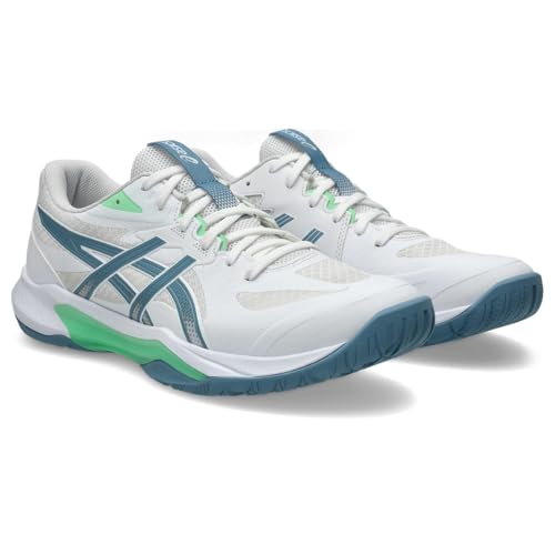 [アシックス] インドアスポーツシューズ GEL-TACTIC 13 ホワイト/サバ ブルー 27.5 cm 3E