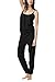 Linsery Women's Summer Black Spaghetti Strap Backless Home Wear Outfits Overalls,Black-1747,Medium