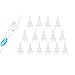 Mivyy Swab Multifunctional Removal Soft Spiral Disposable Ear Wax  Cleaner System with 16 Replacement Heads