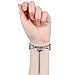 TOYOUTHS Black Bling Jewelry Bracelet Compatible with Samsung Galaxy Watch Band 4 40mm 44mm/Watch 4 Classic 42mm 46mm/Watch 5 40mm 44mm/Watch 5 Pro 45mm/Active 2 40mm 44mm/Watch 3 41mm/20mm watch
