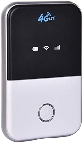 Portable WiFi Router, Unlocked 100 Mbps 4G LTE Mobile WiFi Hotspot, Wireless Router with SIM Card Slot Support LTE TDD/LTE FDD/UMTS Band/GSM(White)