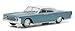 1965 Lincoln Continental Convertible Top-Up Huron Blue Hobby Exclusive 1/64 Diecast Model Car by Greenlight 29932