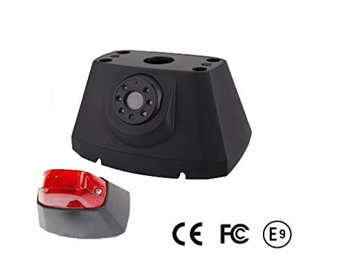 Third Roof Top Mount Brake Lamp Camera Brake Light HD Rear View Backup Parking Camera for Dodge Ram Promaster 2008-2016 Transporter Truck Vans