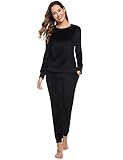 Abollria Women's Velour Sweatsuit Set 2 Piece Outfits Long Sleeve Pullover Sport Suits Tracksuits