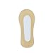 Jarseen Women's Premium Cotton Liner Non Slip No Show Socks(4 Pairs) (Shoe-Size 5-8, 2Black+2Nude)