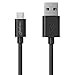 Gembonics 1ft / 30cm Premium Micro USB to USB Cable High Speed USB 2.0 A Male to Micro B for Android, Samsung, HTC, Nokia, Portable Charger, Power Bank, Smartphones, Tablets and More (Black)