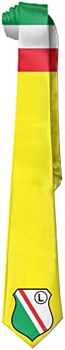 NEKOSANN Legia Warszawa FC Logo Necktie Skinny Tie
