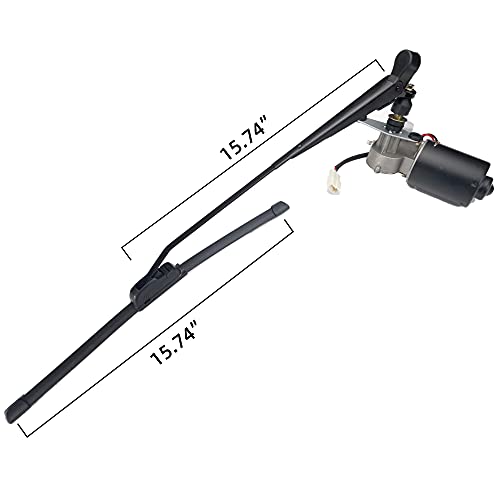 Electric UTV windshield Wiper Kit, 12V Electric Motor, Universal Power