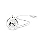 Aromatherapy Necklace Essential Oil Diffuser Pendant Hypoallergenic Material Made 24
