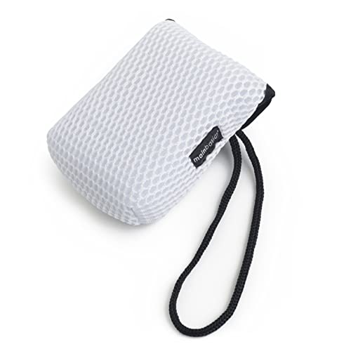 MainBasics Exfoliating Bar Soap Pouch DualSided Body Scrubber Fits