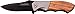 TAC Force TF-468 Series Gentleman's Assisted Opening Folding Knife, Pakkawood Handle, 4-Inch Closed