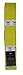 FUJI Kids Brazilian Jiu Jitsu Belt with Rank Bar, BJJ Belt for Children, Yellow, Size A1
