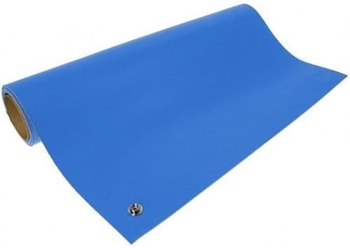 SCHOFIC 3-Layer Anti-Static ESD Safe PVC Mat with Grounding Cord (1 METER X 7 METER)
