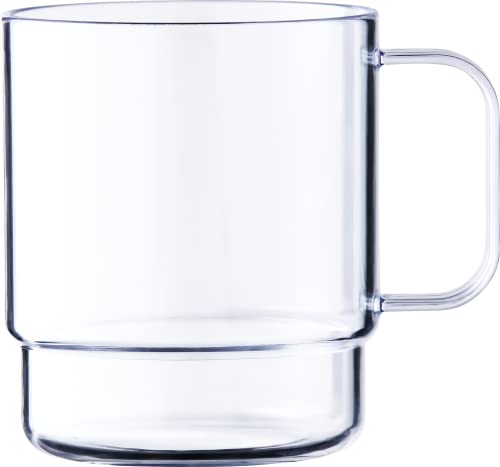 プラキラ 定番 割れない うがい コップ グラス 食洗機 対応 250ml 日本製 電子レンジOK 気軽に使える ホームパーティ アウトドア 子ども かわいい おしゃれ クリア 歯ブラシコップ ジュース コーヒー プラスチック 耐熱温度 100度 お子さまカップ 重なる コンパクト 持ち手付き mug cup BPAフリー プレゼント PM103_250CL IJ Plakira 石川樹脂工業