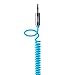 Belkin 6-Foot MIXIT Coiled Aux/Auxiliary Cable (Blue)