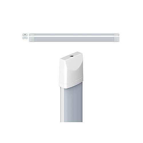 DEBFLEX 600455 Röhrenförmiger Regler, Haus, Neonfarben, Wandleuchten, Unterbauleuchte, Beleuchtung, Reglettbeleuchtung, Leiste, Lichtleiste, LED 1,2 Slim 3000