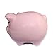 KNRAGHO Pink Piggy Bank,Ceramic Money Piggy Bank Kids