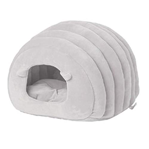 ALLNEO Soft Indoor Pet House Nest with Mat Foldable Pet Cat Sleeping
Bag for Small Medium and Large Dogs Four Seasons Universal Cartoon
Sheep Pattern