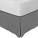 Utopia Bedding Bed Skirt - Soft Quadruple Pleated Dust Ruffle - Easy Fit with 16 Inch Tailored Drop - Hotel Quality, Wrinkle, Shrinkage and Fade Resistant (Full, Grey)