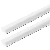 UHMW Precision Milled Bar 3/4" X 3/8" X 36" For Jigs, Fixtures or Miter Slots (size 3/4" x 3/8"). Slick Durable Material Slides with Ease. Ideal for Table Saws, Router Table and Bandsaws (2 UHMW Bars)
