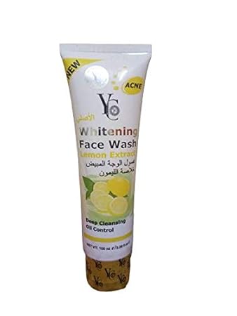 whitening lemon face wash