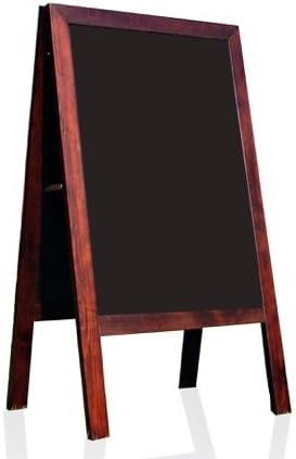 CHAKBOARDS (E: Sidewalk A Board MAhagony Wood 24x42)