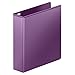 Wilson Jones 3 Ring Binder 2 Inch, Ultra Duty D-Ring View Binder with Extra Durable Hinge, Customizable, Eggplant (W866-44-519)