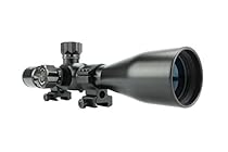 Monstrum Tactical 4-14x44 First Focal Plane (FFP) Rifle Scope with Mil-Dot Reticle and Adjustable Objective Lens