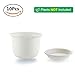 T4U 5 Inch Plastic Planter Pots with Saucer Grey Set of 10, Seeding Nursery Planter Pot with Drainage and Tray for Flowers Herbs African Violets Succulents Orchid Cactus Indoor Outdoor