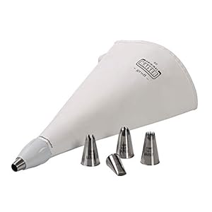 Original Kaiser La Forme Plus spuitzakken, 7-delig, herbruikbare spuitzak, groot met spuitmonden, adapter, 5 spuitmonden…