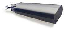 Stagg CB307BK 7.5-Inch Rock Cowbell for Drumset - Black
