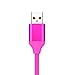 Mchoice for Samsung Galaxy S8 / S8+ Plus Type C USB-C Sync Charger Charging Power Cable (Hot Pink)