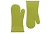 Rachael Ray Silicone Oven Mitts, 2pk -Heat Resistant Silicone Oven Gloves to Safely Handle Hot Cookware Items-Flexible, Waterproof Silicone Gloves with Non-Slip Grip and Insulated Pockets - Lime Green