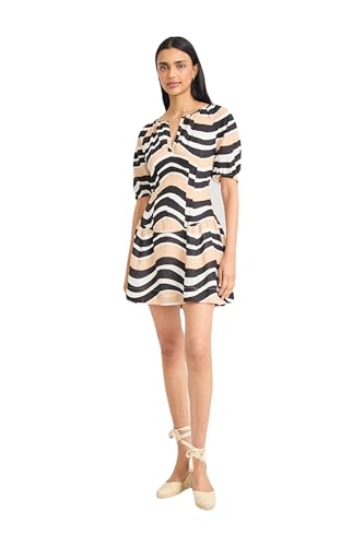 THE GOOD JOURNEY WOMEN’S TIERED MINI-ELEGANT SPLIT NECKLINE...