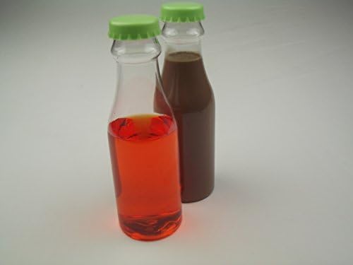 Kitchen Kahuna Plastic Beverage Bottles with Caps 2 pack Green