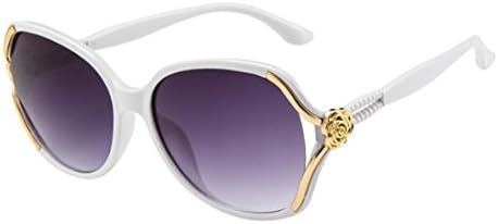 CLEARANCE! TOAMEN MENS WOMENS VINTAGE RETRO ROSE BIG FRAME TRENDY FASHION SHADES SUNGLASSES - OFFERING FULL UV400 PROTECTION - SUITABLE FOR OUTDOOR ACTIVITIES (Color E)